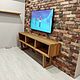 Order The TV console is open. WOODKITA. Livemaster. . Consoles Фото №3