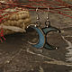 Order Moon Blue Earrings (e-003-07). #Ofel_way. Livemaster. . Earrings Фото №3