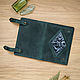 Wallet made of leather 'Serenity'. emerald. Wallets. WoobbyArt. Online shopping on My Livemaster.  Фото №2