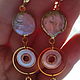Gold-plated earrings with mother of pearl and pearls. Earrings. color of magic. My Livemaster. Фото №6
