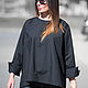 Order Cotton loose shirt, Elegant print shirt - SH0434CT. EUG fashion. Livemaster. . Blouses Фото №3