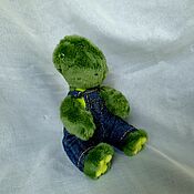 Интерьерная кукла: Зелено-салатовая змея