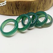 Украшения handmade. Livemaster - original item 17.5 r-r Ring Green chalcedony 