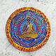  Будда, янтарная мандала ручной работы, Картины, Калининград,  Фото №1