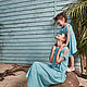 Комплект Family Look. Платья. ELLOSCUTO. Ярмарка Мастеров.  Фото №5