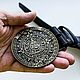 Ремень кожаный для джинсов КАЛЕНДАРЬ МАЙЯ Чёрная кожа Мужской Женский. Ремни. кожаных дел мастер Андрей (wesmont). Интернет-магазин Ярмарка Мастеров.  Фото №2