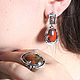 Jewelry Set Ring Earrings Jasper Silver 925 ALS0039. Jewelry Sets. Sunny Silver. Online shopping on My Livemaster.  Фото №2
