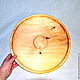 A wooden plate is a dish made of cedar wood. 41 cm.T5. Plates. ART OF SIBERIA. My Livemaster. Фото №4