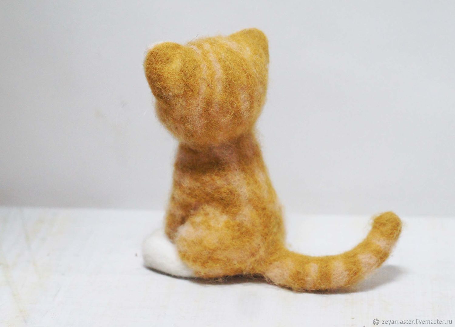 ginger tabby cat toy