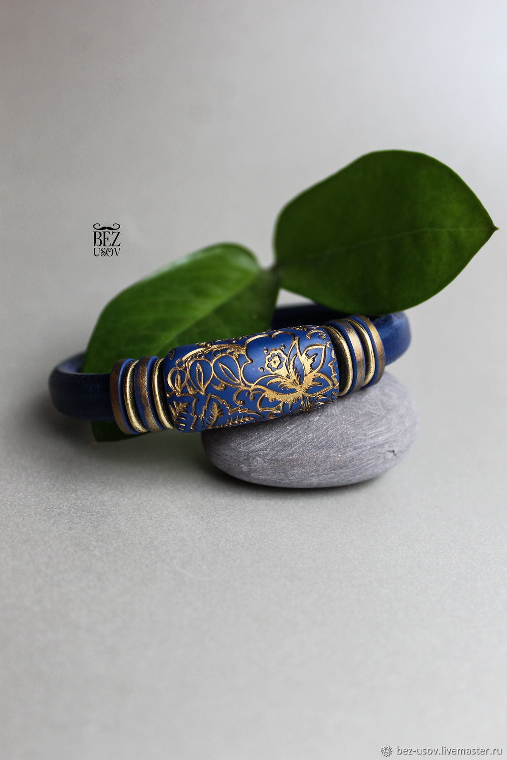Синий браслет из серии "Джинс" 2 цвета – купить на Ярмарке Мастеров – LG9A8RU | Браслет регализ, Домодедово