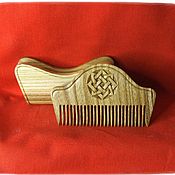 Украшения handmade. Livemaster - original item Comb for beard and mustache with the symbol of the STAR OF RUSSIA. Handmade.