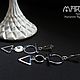 Заказать Серьги Геометрия. Маргарита Туркина Украшения (marlijewelry). Ярмарка Мастеров. . Серьги классические Фото №3