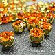 Sun/gold,  Шатоны ss12 (3мм), Preciosa , 10 шт, Кристаллы, Москва,  Фото №1