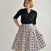 Одежда handmade. Livemaster - original item skirt in the style of the 50s. Handmade.