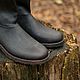 Охотничьи сапоги. Сапоги. Historical shoes craft Кожевенная мастерская. Интернет-магазин Ярмарка Мастеров.  Фото №2