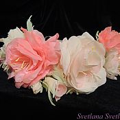 Цветы и флористика handmade. Livemaster - original item Wreath of roses. Russian beauty. Handmade.