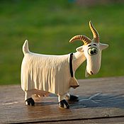 Для дома и интерьера handmade. Livemaster - original item White goat-Dereza. Handmade.