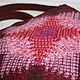 Patchwork Bag, Magnolia, Patchwork, Ethno, Burgundy. Crossbody bag. Svetlana (patchwork) patchwork. My Livemaster. Фото №4