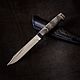 Cutting knife 'Tourist' forged steel hh12mf. Knives. zlathunter. Online shopping on My Livemaster.  Фото №2