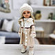 Clothes for Paola Reina dolls. Beige set with shawl. Clothes for dolls. DeSouris (desouris). My Livemaster. Фото №5