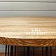 Обеденный дубовый стол лофт MAISON. Столы. SLIVA wood deco. Ярмарка Мастеров.  Фото №4