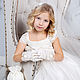 Перчатки  для девочки в стиле Ретро. Перчатки детские. Bridal Dreams (Свадебные аксессуары). Ярмарка Мастеров.  Фото №4