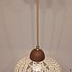 Ceramic chandelier with one interior light on the suspension 'Ivory'. Ceiling and pendant lights. Light Ceramics RUS (svetkeramika). My Livemaster. Фото №5