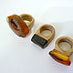 Amber wood ring size 15,5-16 P-150. Ring. Amber shop (vazeikin). My Livemaster. Фото №5