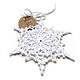 Order Snowflake 12 cm voluminous white knitted (1B). BarminaStudio (barmar). Livemaster. . Interior elements Фото №3