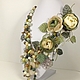 Fairy Olive Groves. A necklace and three brooches flower, Jewelry Sets, St. Petersburg,  Фото №1