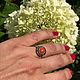 Order Silver ring with coral, Holland. Dutch West - Indian Company. Livemaster. . Vintage ring Фото №3