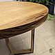 Круглый стол из дуба. Столы. Akutrau Woodworking. Ярмарка Мастеров.  Фото №4
