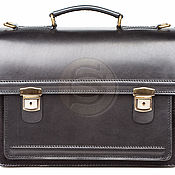 Сумки и аксессуары handmade. Livemaster - original item Men`s leather briefcase 