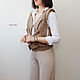  women's knitted Braid Short vest. Vests. CUTE-KNIT by Nata Onipchenko. Online shopping on My Livemaster.  Фото №2