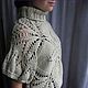Sweater "Frost pattern" short sleeve. Sweaters. IRINA GRUDKINA Handmade Knitwear. Online shopping on My Livemaster.  Фото №2