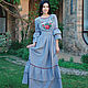 Нарядное платье с вышивкой "Винтажное" длинное вышитое платье, Dresses, Vinnitsa,  Фото №1