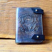 Diary genuine leather