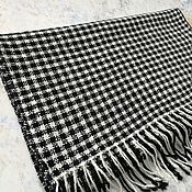 Scarves: Woven scarf handmade. 100% cashmere