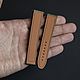 Хаки ремешок для часов OMEGA из кожи Minerva Box. Ремешок для часов. TKACHCRAFT | Изделия из кожи. Ярмарка Мастеров.  Фото №6