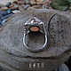 Silver ring with rose quartz. Ring. BOR.N | avtorskoe serebro. Online shopping on My Livemaster.  Фото №2