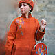 felted set of 'Terracotta'. Headwear Sets. Helen Bogomolova (WooLove). Online shopping on My Livemaster.  Фото №2