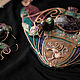 "The Thistle of old Edinburgh" колье и серьги. Комплекты украшений. Julia Chernopazova Art Jewelry. Ярмарка Мастеров.  Фото №6