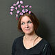 Order Hat rim 'Butterflies'. Novozhilova Hats. Livemaster. . Hats1 Фото №3