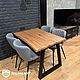 Стол обеденный из массива с живым краем. Столы. BaumbArt Furniture. Интернет-магазин Ярмарка Мастеров.  Фото №2