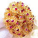 Order Set Of gold lace, brooch and clips, set of vintage jewelry. Rarities. Livemaster. . Vintage jewelry sets Фото №3