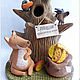 Sing, Svetik, do not be ashamed! Tree rings. Ceramics. Figurines. smile in clay. Online shopping on My Livemaster.  Фото №2