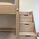 Детская двухъярусная кровать с лестницей комодом деревянная из массива. Кровати. SCANDI. Ярмарка Мастеров.  Фото №4