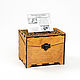 Order Recipe storage box (recipe box) made of wood with stand PK43. ART OF SIBERIA. Livemaster. . Utensils Фото №3