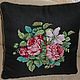 Cross stitch Decorative Pillow Roses. Pillow. FavoriteStitch. Online shopping on My Livemaster.  Фото №2