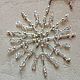 Christmas toys snowflake made of beads and glass beads. Christmas decorations. paintmart (oikos). Online shopping on My Livemaster.  Фото №2